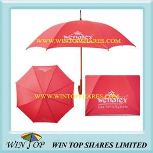 Wholesale Auto Straight Wooden Umbrella with Logo(WT5072) from china suppliers