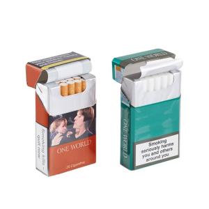 Wholesale PMS Gloss Varnishing Kraft Paper 20pcs Cigarette Box from china suppliers