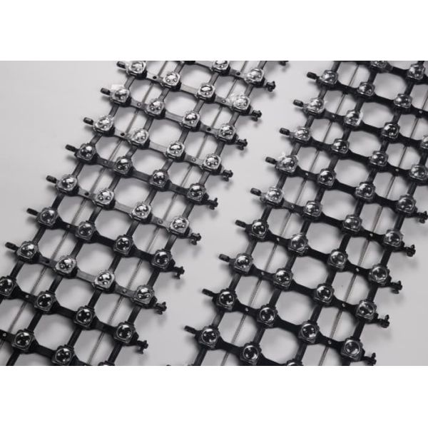 P62.5 Outdoor Waterproof Led Net Screen Lightweight Thin and Flexible Mesh Led Display for Media Facade Lighting
