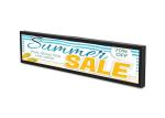 28.6 Inch Ultra Wide Stretched Bar LCD Advertising Player For Retail Shop Shelf