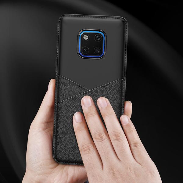 Black Blue Brown Business PU+TPU Protective Case Back Cover for IphoneXS