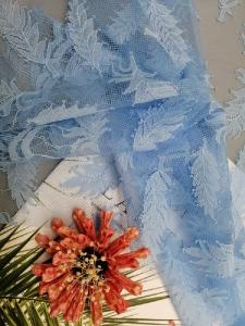 Wholesale Delicate French Chantilly Lace Fabric Lightweight Nylon Fabric from china suppliers