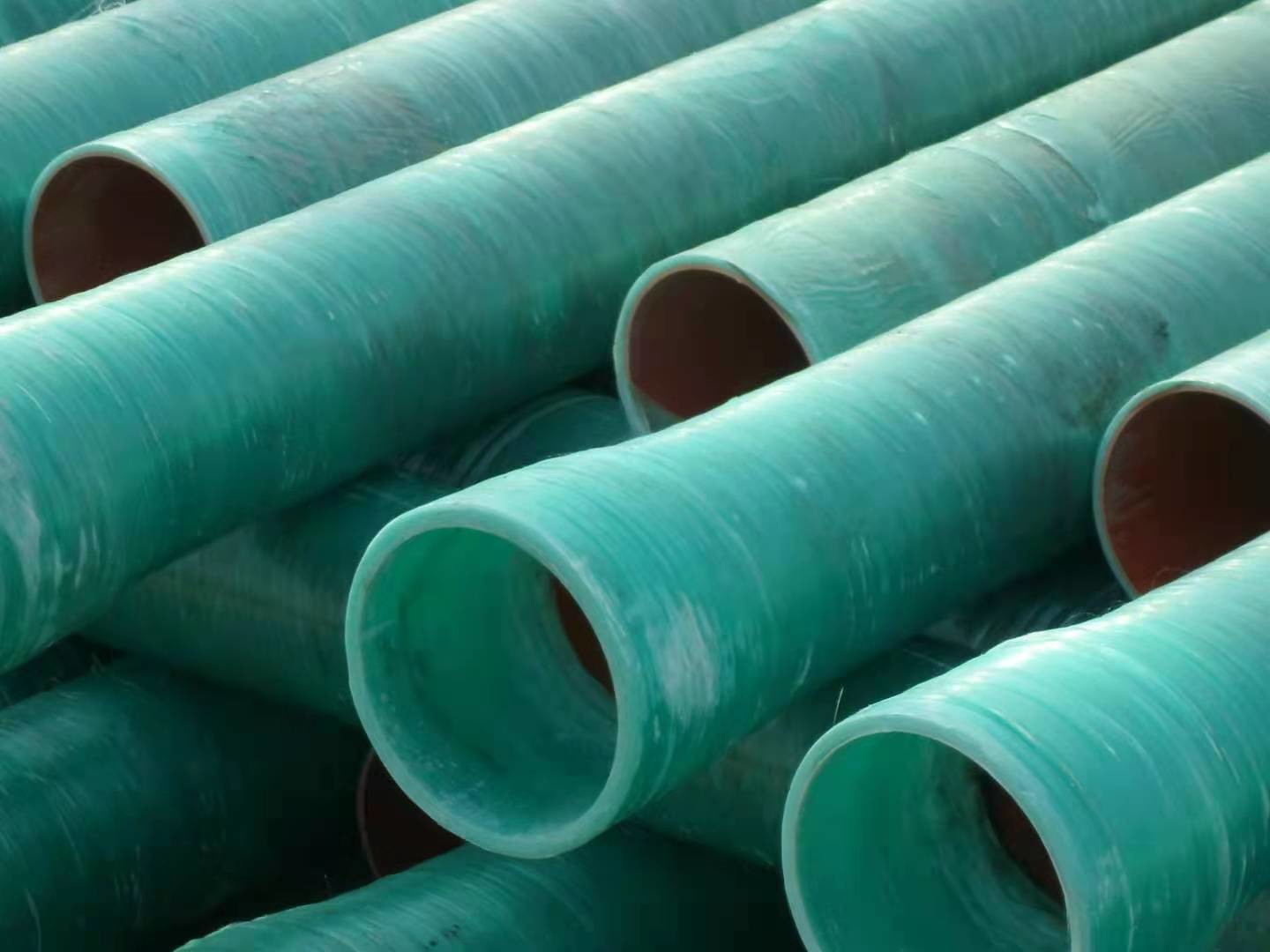 Insulation Underground Fiberglass Water Pipe FRP GRP Anti Corrosion