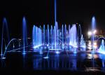Dry Floor Water Fountains Dancing Musical Fountain With LED Lights On Ground
