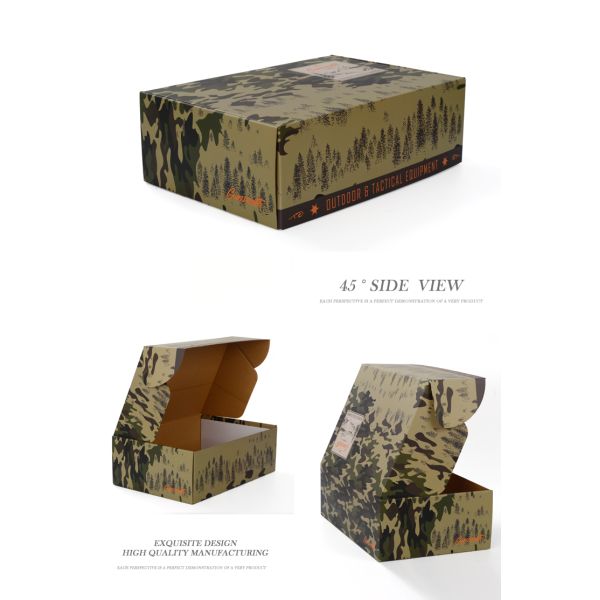 Corrugated Cardboard Mailer Boxes With Custom Logo Full Color Printing