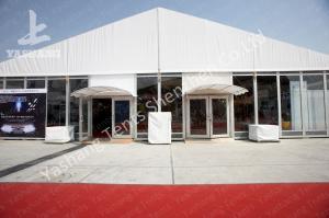 Wholesale Heat Resistant Tent Accessories Height Customizable Fabric Door Glass Door Roller Gate from china suppliers