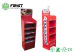 Pantone Color Cardboard Advertising Displays Retail Corrugated Paper Floor