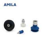 High Strength Round Suction Cups , FGA Bellows Vacuum Cups 11 To 78mm Diameter