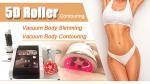 Infared 5D Vacuum Suction R-Sleek Roller Rotation Body EMShape Cellulite Massage