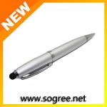 made in china OEM LOGO promotion gift touch pen USB flash drive