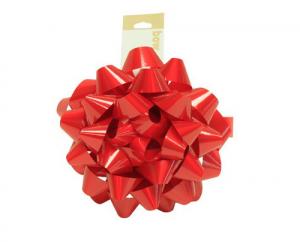 Wholesale Lacquer Medium Size Outdoor Christmas Gift Bow 5.5 Inch Diameter Red Yellow Green from china suppliers
