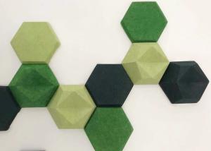 Wholesale Hexagon Polyester 3D Decorative Sound Absorbing Wall Panels from china suppliers