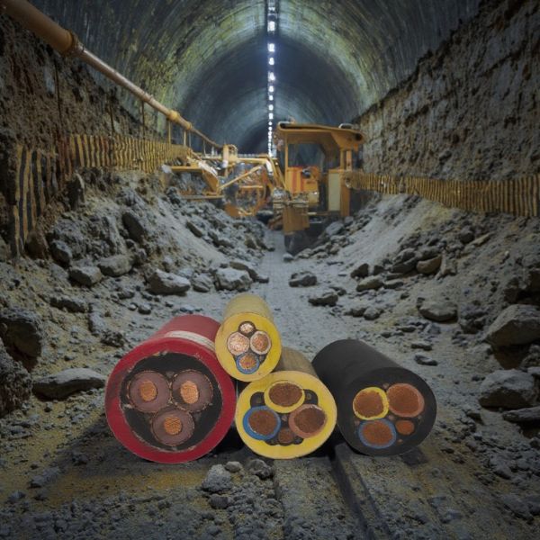 0.66/1.14KV EPR Insulation Flexible Power Cable 90°C Working Temperature for Coal Mining