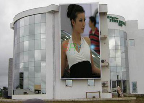 SMD3535 LED Advertising Billboards 6mm Pixel Pitch Outdoor Full Color LED