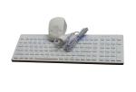 Medical Grade Industrial Keyboard Mouse Durable Rubber Coating Black / White