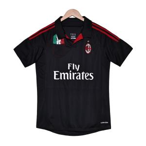Wholesale AC Milan 2012 Retro Second Away Fan Edition Jersey Classic Black and Gold Jersey from china suppliers