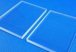 Optical Industry Quartz Glass Products Light Weight Customizable Transparent