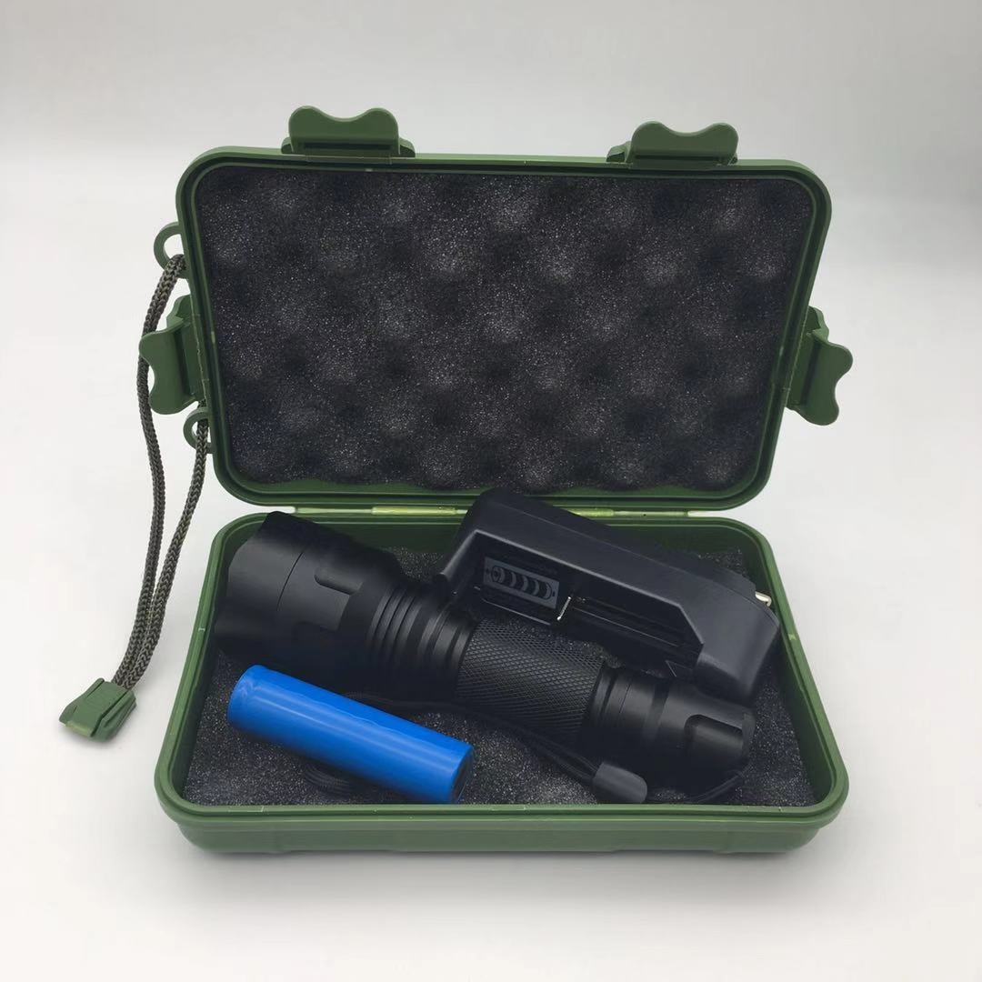 High Lumen Rechargeable Led Light Torches Emergency Flashlight 5 Modes With Memory C8