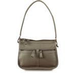 Khaki Sling Dumpling Slouchy Soft Leather Hobo Handbags Purse