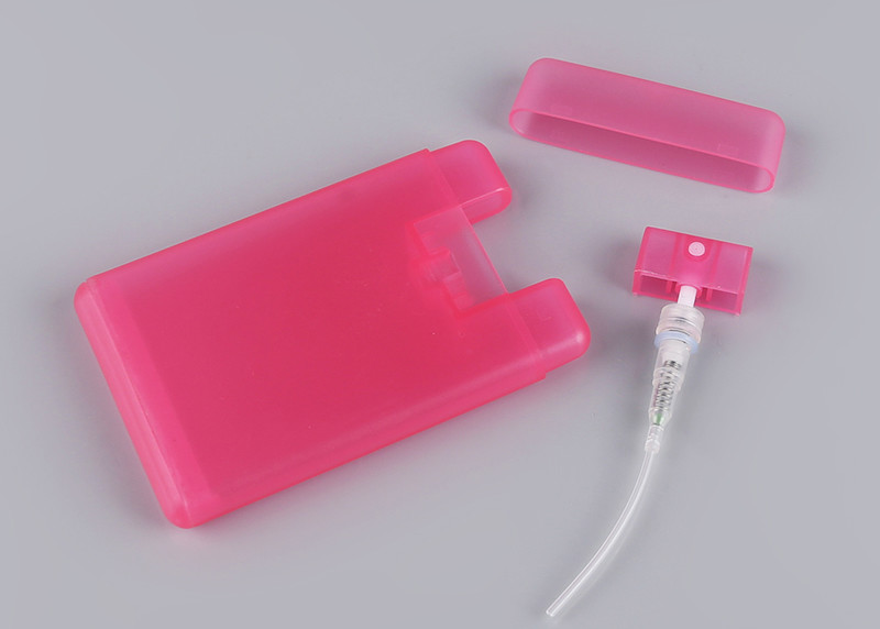 Transparent Pink Credit Card Spray Bottle Sturdy Chemical Resistant