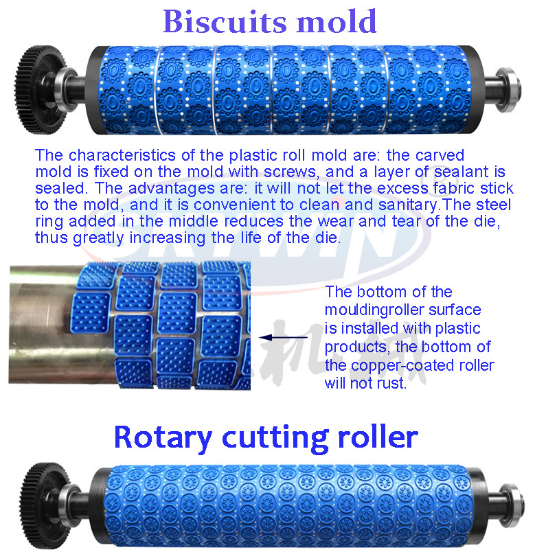 Precision Biscuit Mould Roller For Biscuit Making Machine