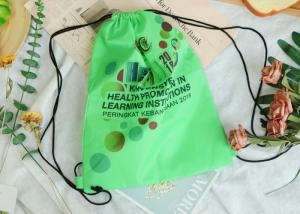 Wholesale Digital Printing Non Woven Polyester Bags Drawstring For Adult / Children Sport from china suppliers