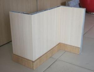 Wholesale Indoor Wood Grain Looking Surface Decorative Metal Wall Panels / Architectural Interior Panels from china suppliers