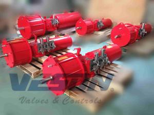 Wholesale Double Acting Scotch Yoke Pneumatic Actuator For Waste Water Treatment Plants from china suppliers