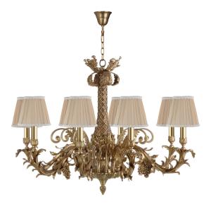 Wholesale Antique brass dining room chandeliers Lighting With Lampshade (WH-PC-16) from china suppliers