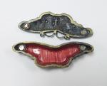 Butterfly trinket box metal necklace jewelry box