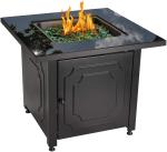 30'' Alloy Steel Outdoor Natural Gas Firepit 50,000 BTU Propane
