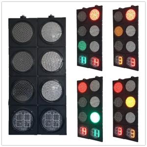 Wholesale Detachable Aspect 200MM 4-Aspect RYG Ball With Countdown Timer Road Traffic Light from china suppliers