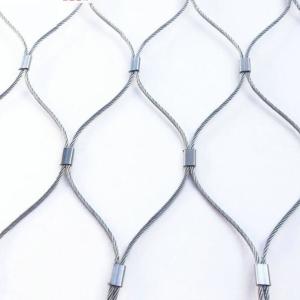 Wholesale Zoo Animal Cages Protective Stainless Steel Wire Rope Mesh Anti Corrosion from china suppliers