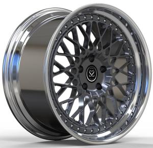 Wholesale 23 Inch 24 Inch Polish Mclan 2pc Forged Wheels 5x112 from china suppliers