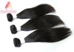 Silk Straight Raw Peruvian Human Hair Bundles Virgin Extension For Black Woman