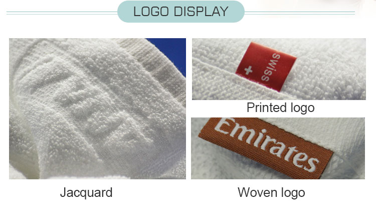 Cheap Custom small roll cotton disposable airline hand towel With Logo