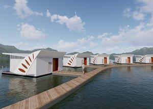 Wholesale Ornate Prefab Modular Homes L8.634*W5.186*H3.615m Wooden Cubby House from china suppliers
