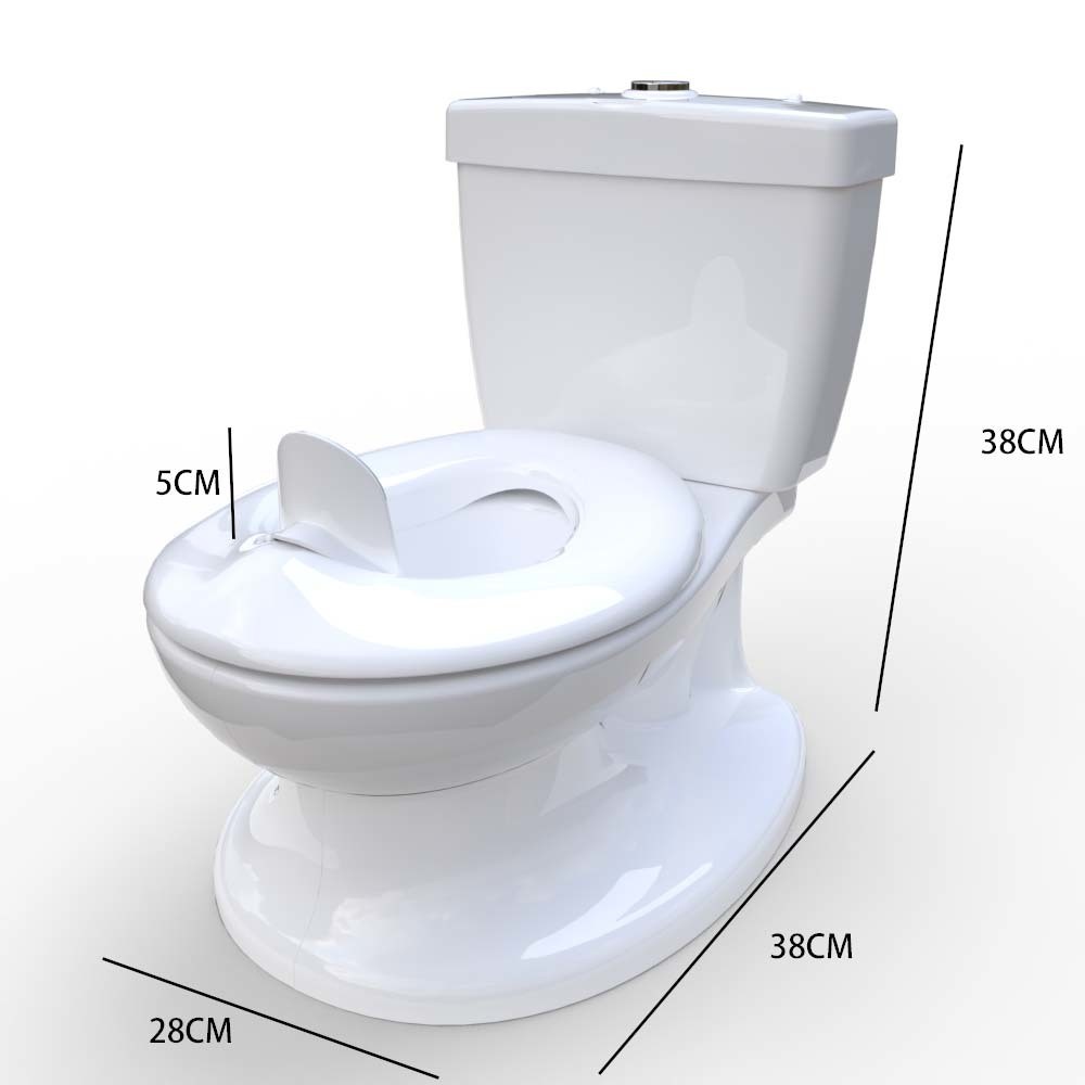 White Children's Toilet Training Seat Baby Potty Chair with Custom Logo Pass EN-71 Test