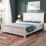 White Blue Modern Hotel Bedroom Furniture Custom King Size Beds