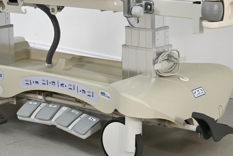 Foot Pedal Control Electric Patient Hospital Stretcher Transport Bed Trolley Mobile
