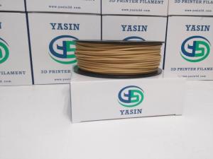 Wholesale Natural Color 1kg Wood 3D Printer Filament 1.75mm / 2.85mm / 3mm Good Toughness from china suppliers