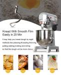 Raw Material Flour 50L Stainless Steel Spiral Dough Mixer Machine for Bakery