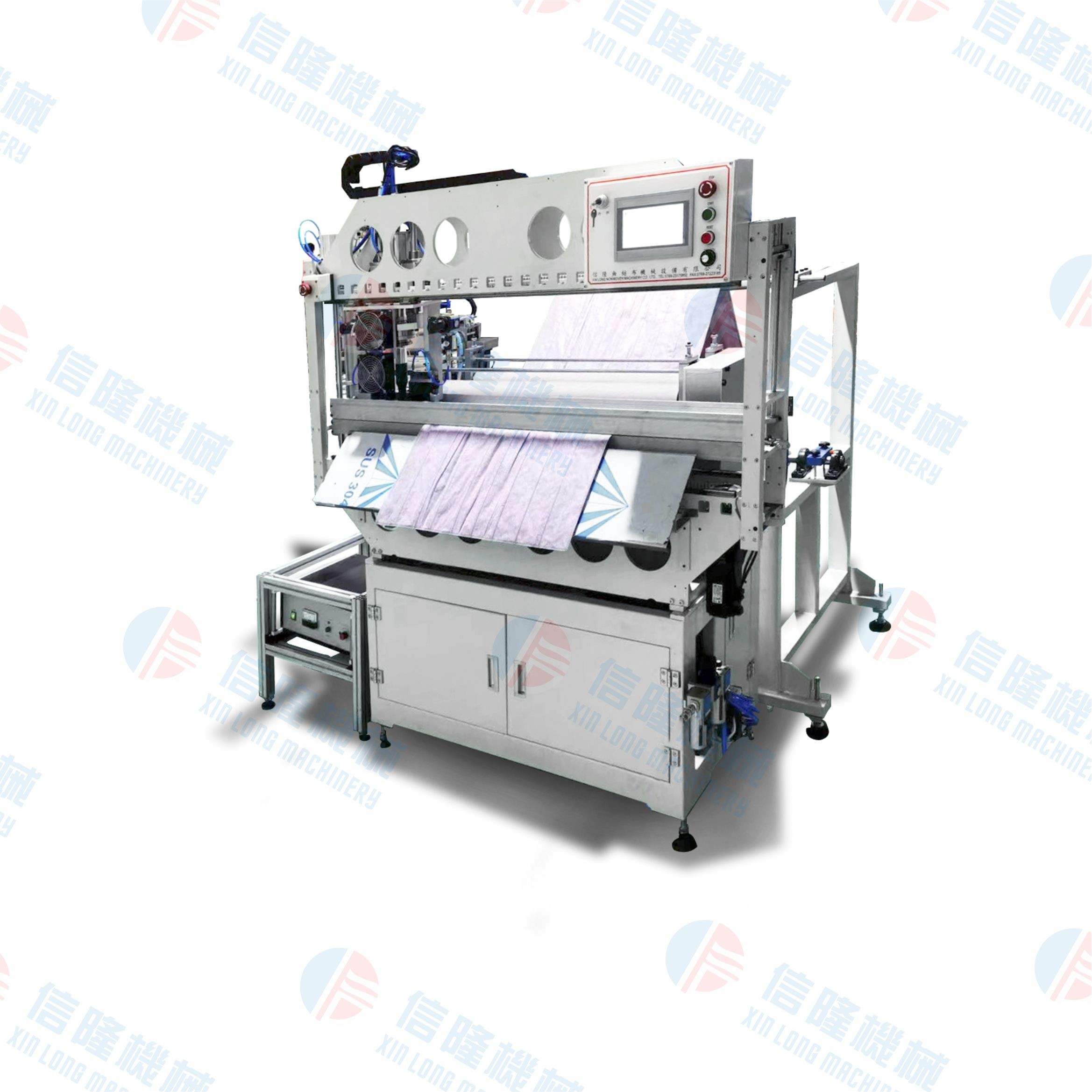 5KW Ultrasonic Welding Machine For Nonwoven Bag Welding Bottom Slicing Machine