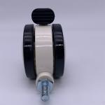 Medical Equipment Silent Polyurethane Trolley Wheels Hospital Bed