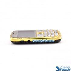 Luxury LV phone with diamond and gold three sim analog TV