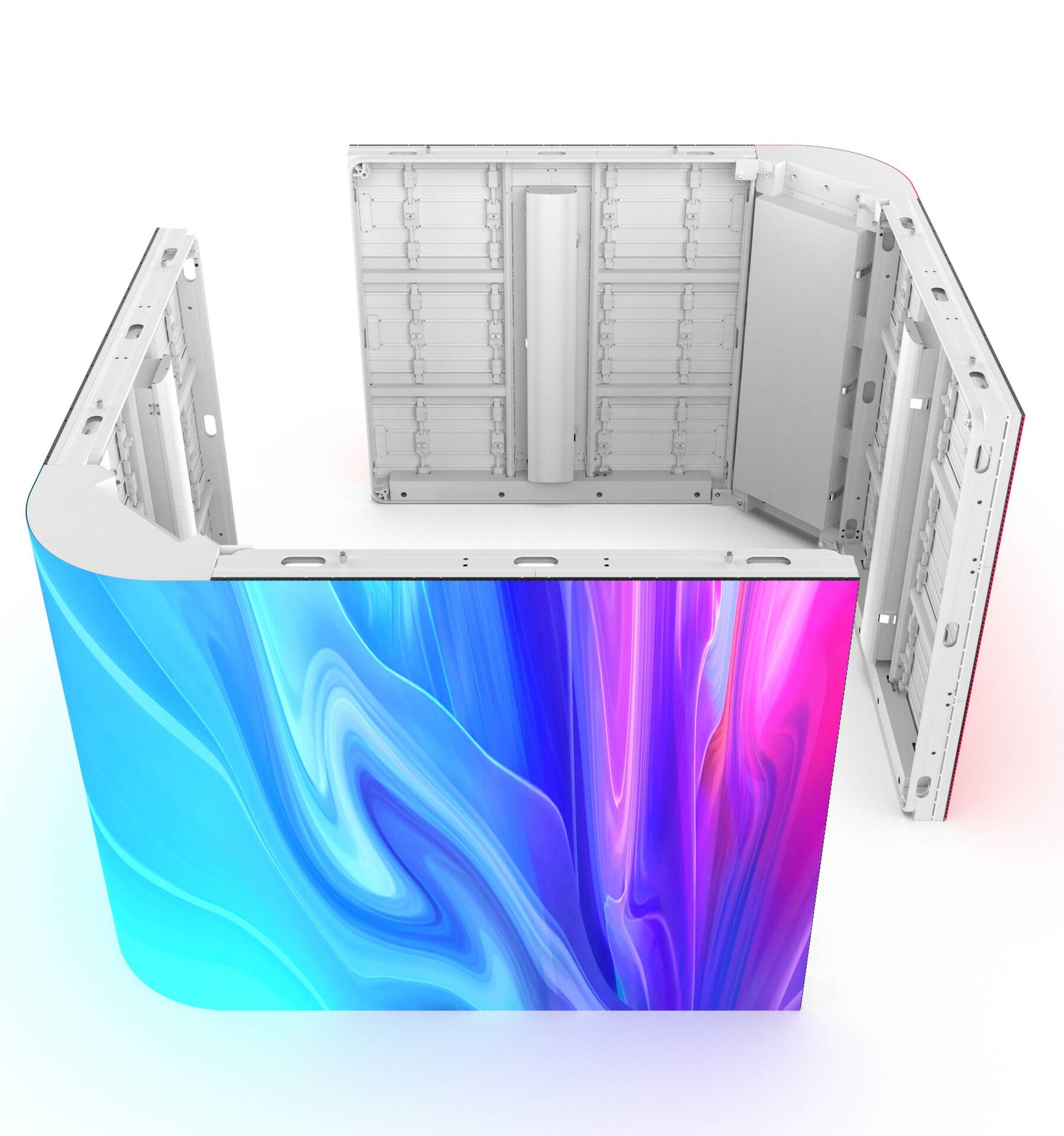 Network Control Large Outdoor LED Video Wall With P10 Rgb LED Module