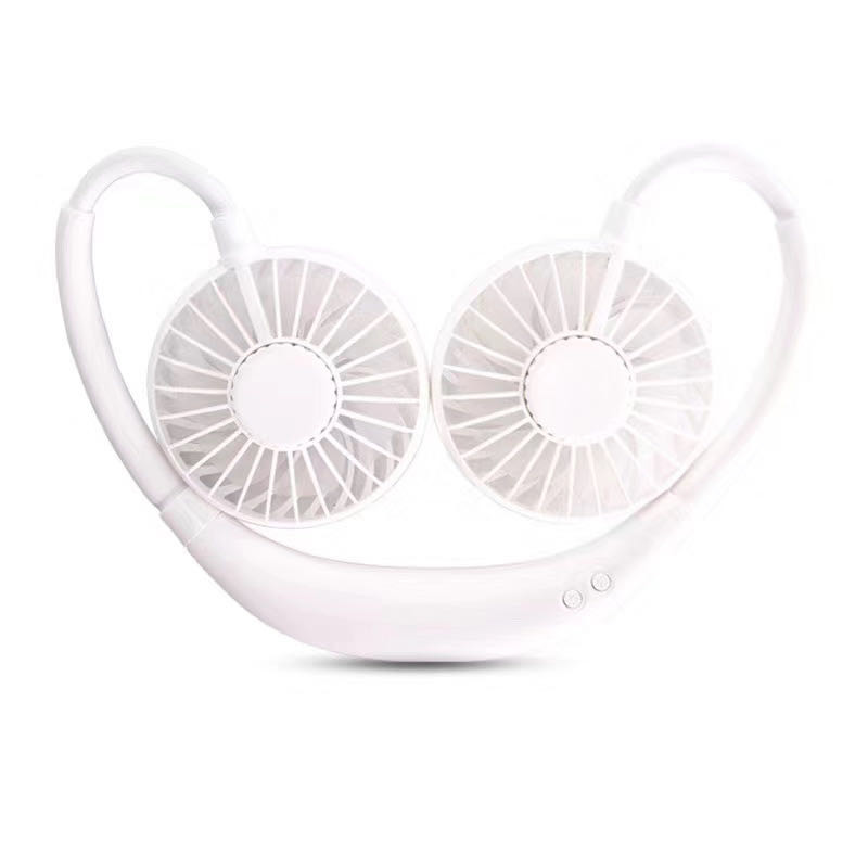 Outdoor 3 Wind Speeds 28cm Rechargeable Neck Fan