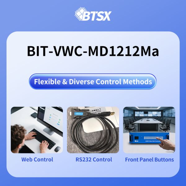 Horizontal Screen Video Wall Controller with 12 X HDMI 2.0 Output Interface and Storage/Operating Temperature