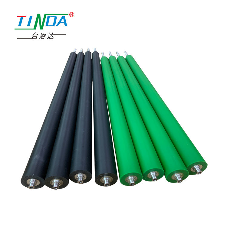 Resistance to Abrasion film laminating roller in Blue with Long Lifespan