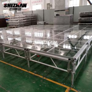 Wholesale Transparent Acrylic Aluminum Alloy Outdoor Event Glass Portable Dance Stage Floor from china suppliers